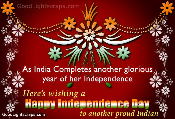 Independence day greetings, images and cards for