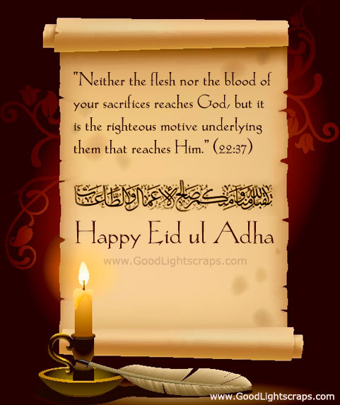 Eid ul-adha orkut scraps, images, greetings, wishes