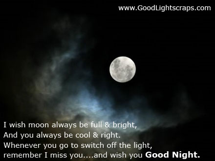 good night messages for facebook friends