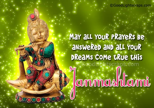 Krishna Janmashtami Images with messages