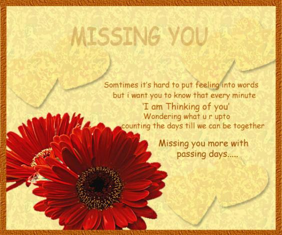 missing you pictures
