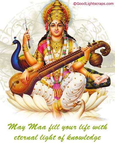 saraswati puja ecards, greetings and images, Facebook