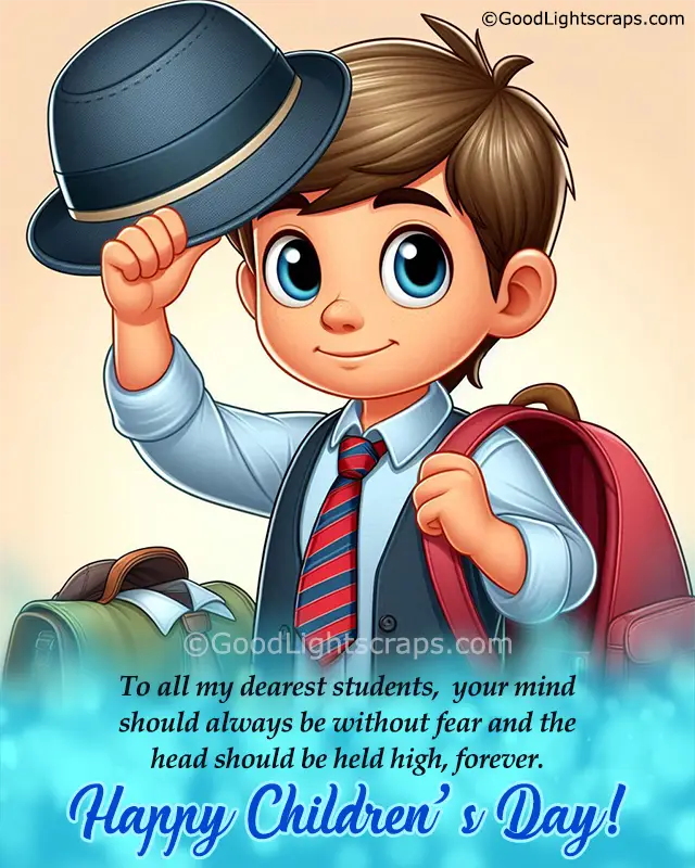 childrens day quotes with image from teachers to students