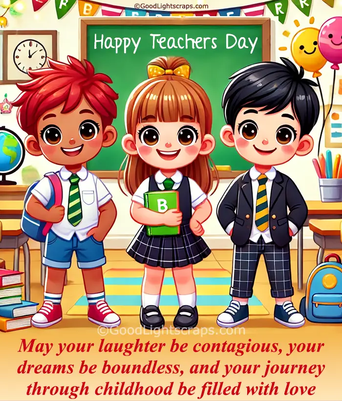 Childrens day quotes with image from teachers to students