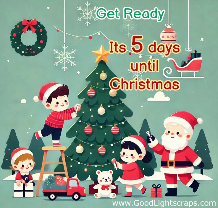 christmas countdown, 5 days till christmas