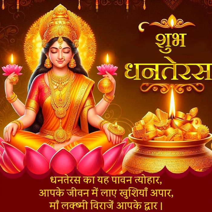 Dhanteras 2024 Wishes, Images and Quotes in Hindi, Dhantrayodashi