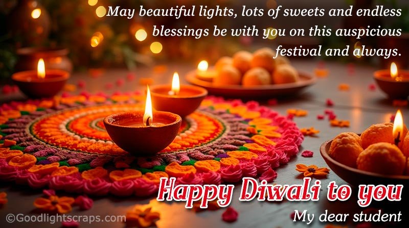 Diwali quotes images for students in english