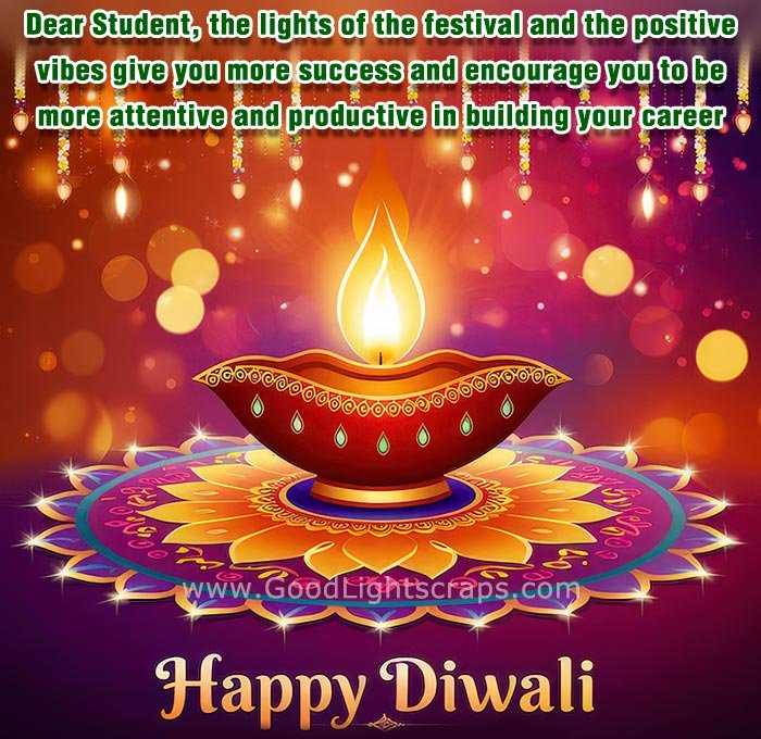 Diwali greetings, wishes, images for students in english