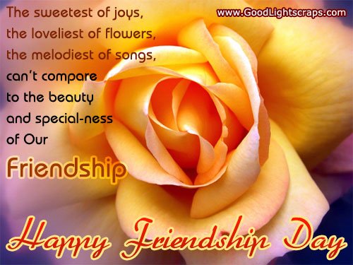 Friendship day quotes, messages, graphics for Orkut, Myspace, Facebook