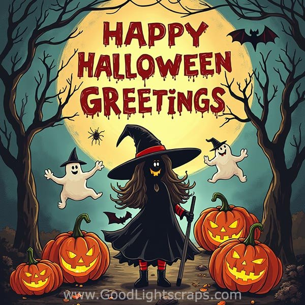 Halloween greetings, quotes of images