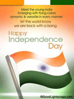 Indian independence day scraps graphics for orkut