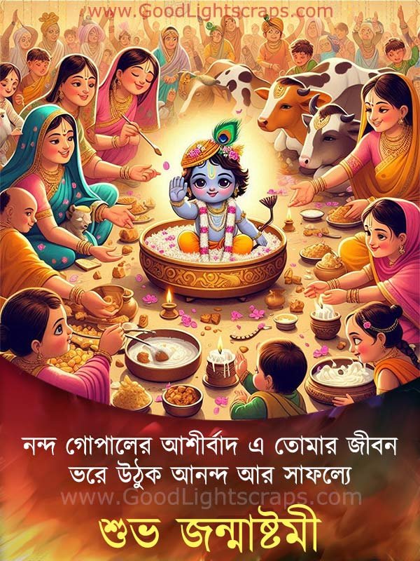 Krishna Janmashtami Images with messages