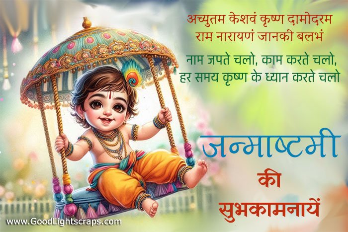 Krishna Janmashtami Images with messages