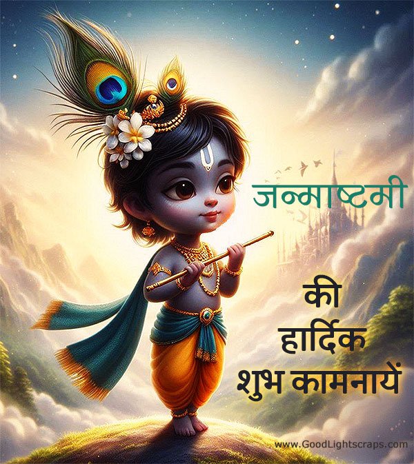 Krishna Janmashtami Images with messages