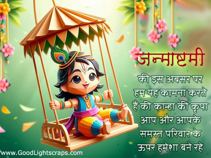 Krishna Janmashtami Images with messages