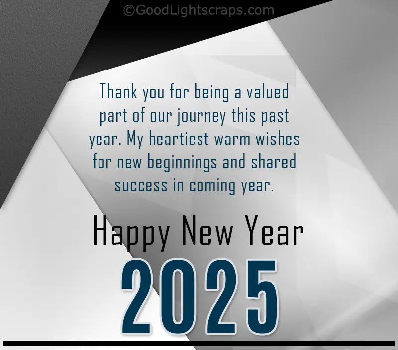 Professional New Year 2025 Greetings, Wishes, Images for Business Clients