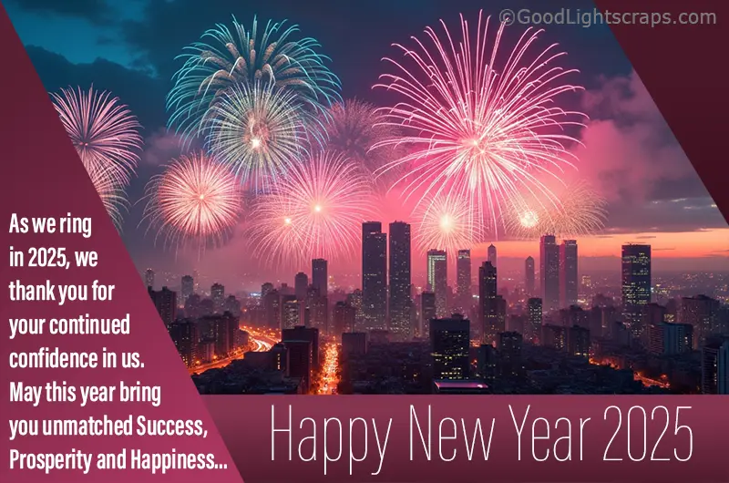 Professional New Year 2025 Greetings, Wishes, Images for Business Clients