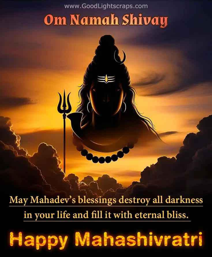 Om Namah Shivaya. May Mahadev’s blessings destroy all darkness in your life and fill it with eternal bliss. Happy Mahashivratri!